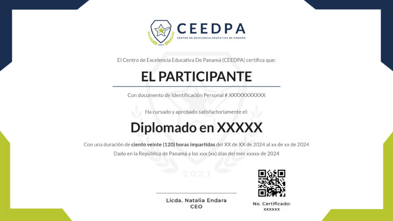 Muestra Certificado Diplomados