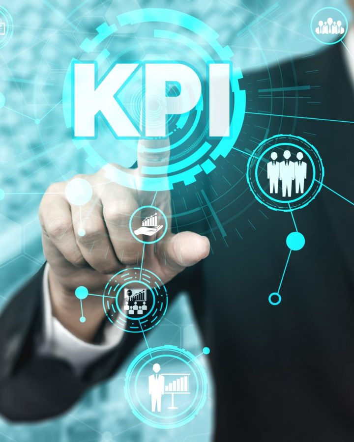 KPI Key Performance Indicator for Business Concept